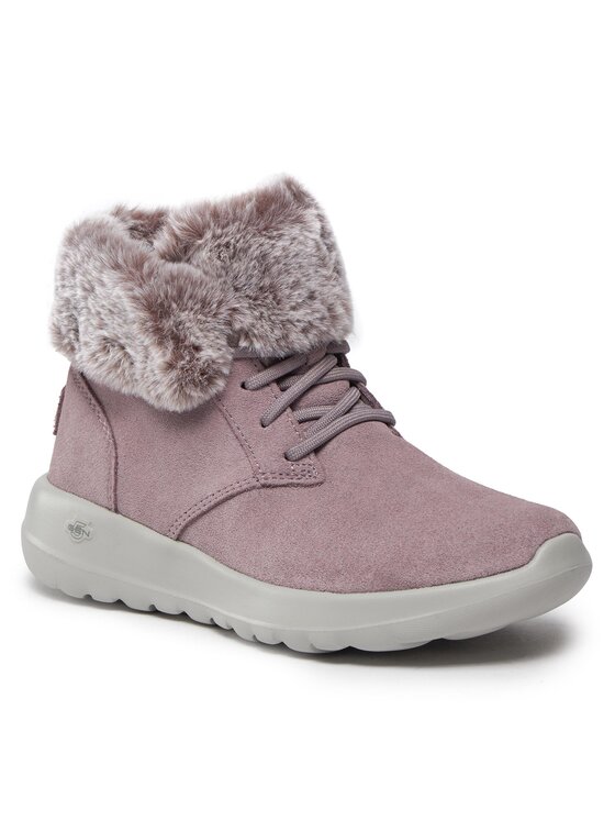 Skechers Gležnjarji Skechers On-The-Go Joy Plush Dreams 144042/LAV Vijolična