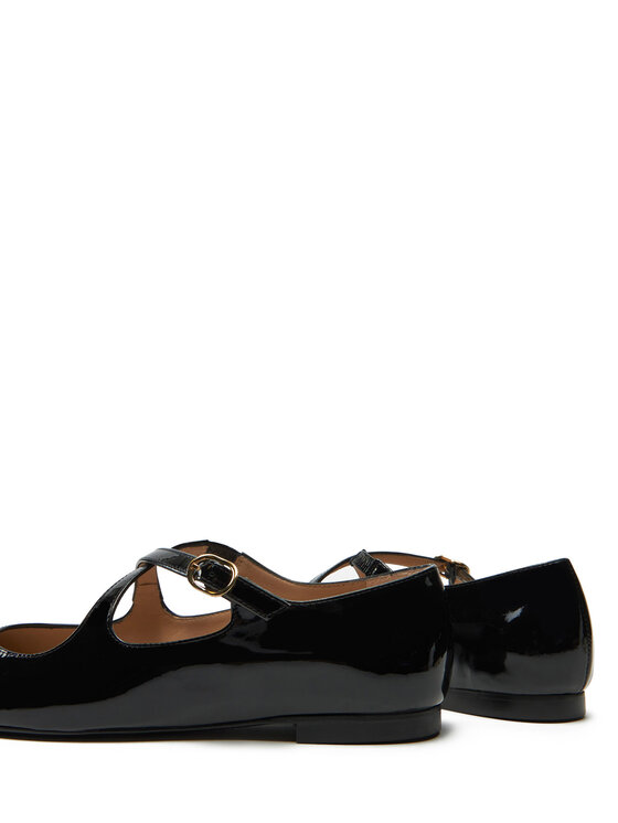 Stuart Weitzman Балетки Stuart Weitzman Clem Flat SK070 Чорний