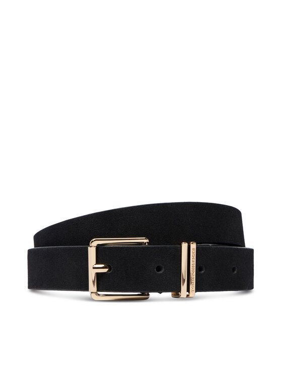 Tommy Hilfiger Ζώνη Tommy Hilfiger Th Square 2.5 Nb AW0AW19143 Μαύρο