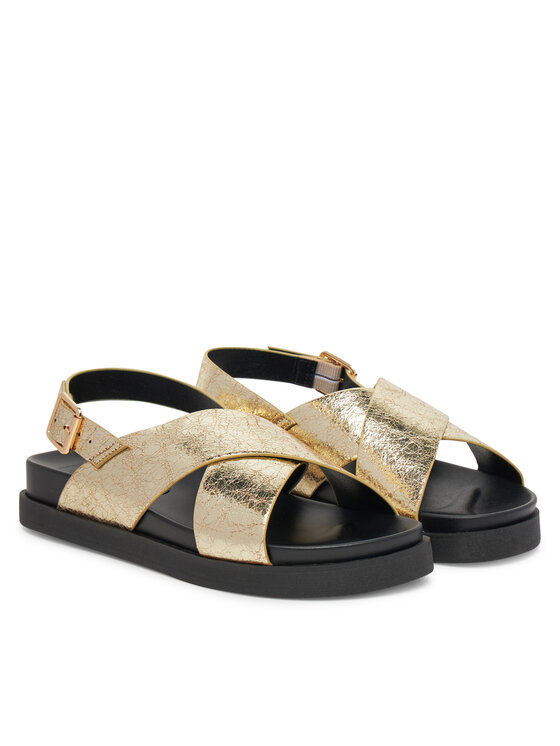 ONLY Shoes Sandále ONLY Shoes Onlminnie 2 15253212 Zlatá