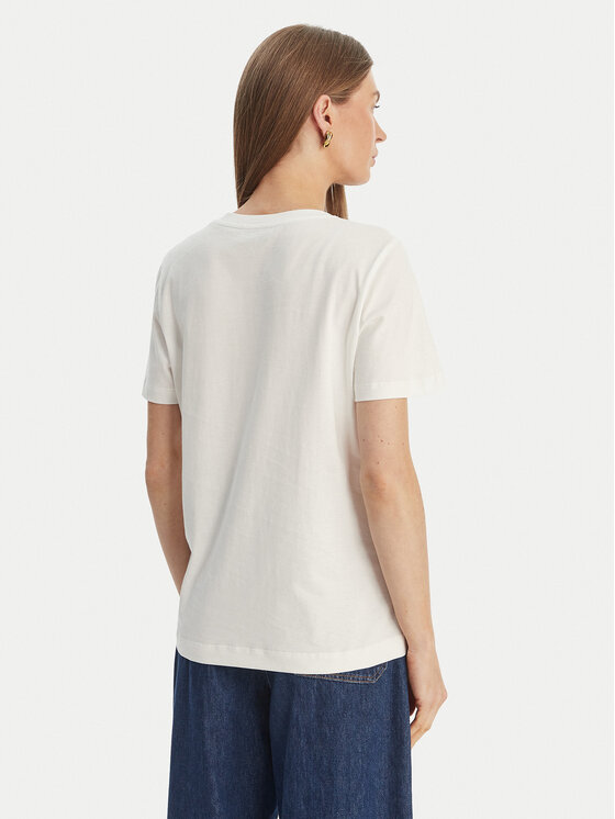 Luisa Spagnoli Luisa Spagnoli Camiseta Ballada 543153 Blanco Regular Fit