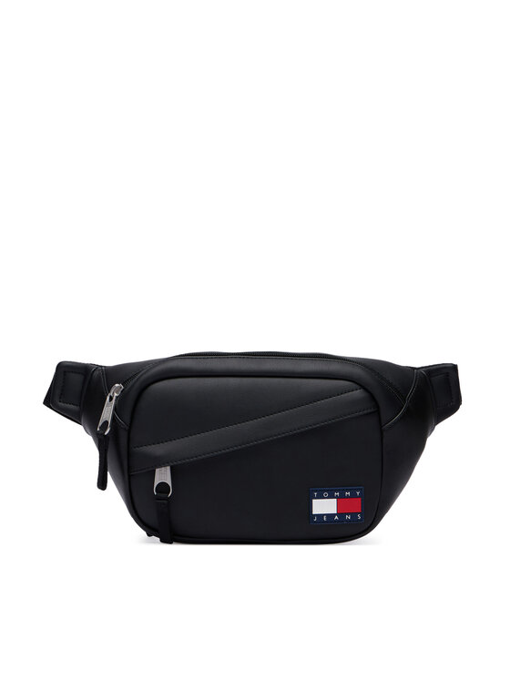 Tommy Jeans Torbica za okrog pasu﻿ Tommy Jeans Tjm Daily Pu Bumbag AM0AM14626 Črna