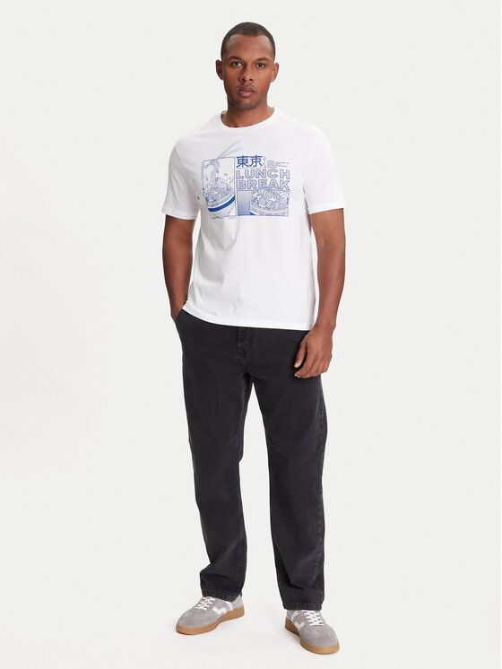 United Colors Of Benetton United Colors Of Benetton Футболка 3I1XU10A4 Білий Relaxed Fit