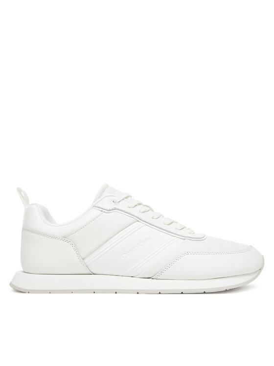 Calvin Klein Zapatillas Calvin Klein Low Prof Runn Laceup Tape HM0HM01897 Blanco