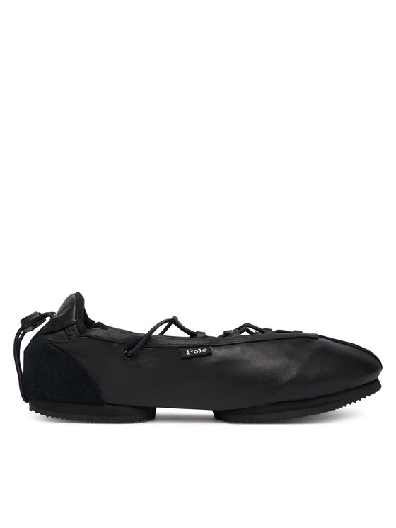 Polo Ralph Lauren Балетки Polo Ralph Lauren Blrna Lce Up 804P08221001 Чорний