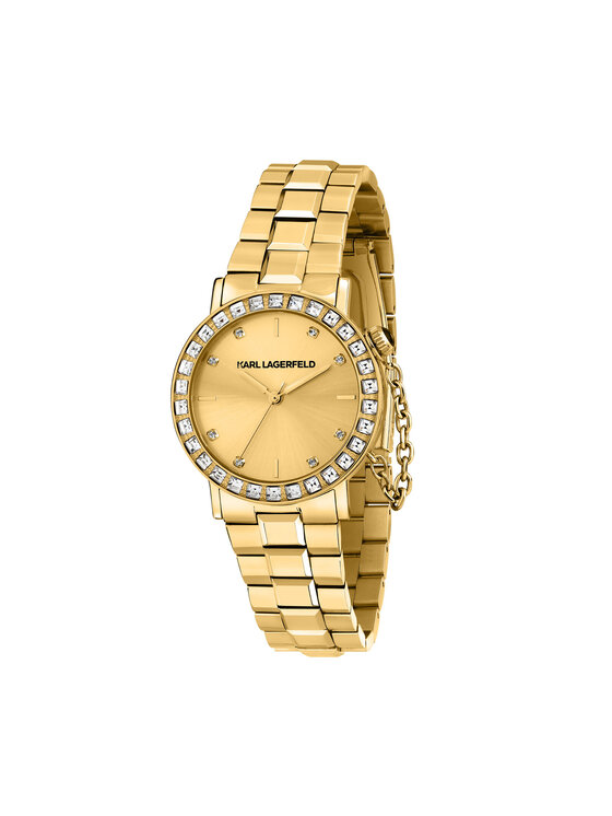 KARL LAGERFELD Ročna ura KARL LAGERFELD R0553100503 Zlata