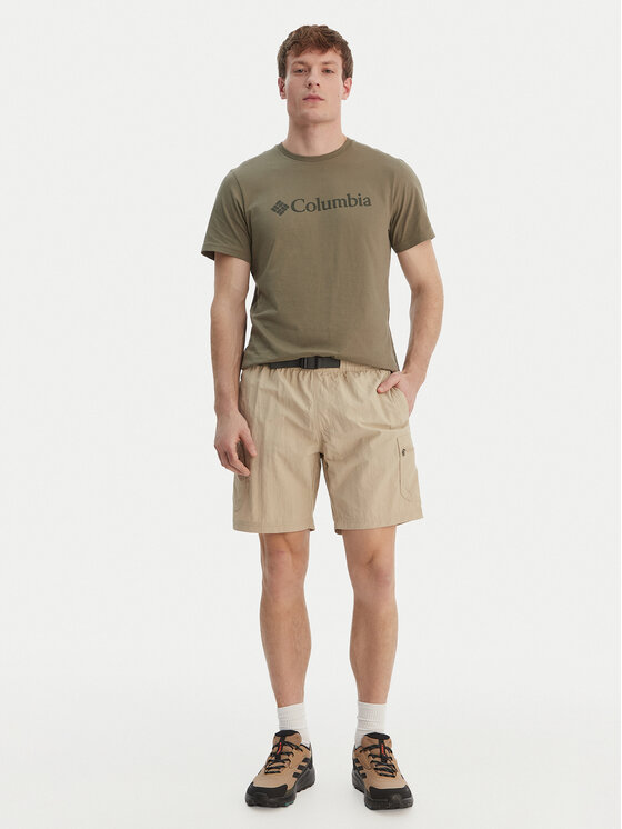 Columbia Columbia Camiseta Basic Logo™ 2155001 Caqui Regular Fit