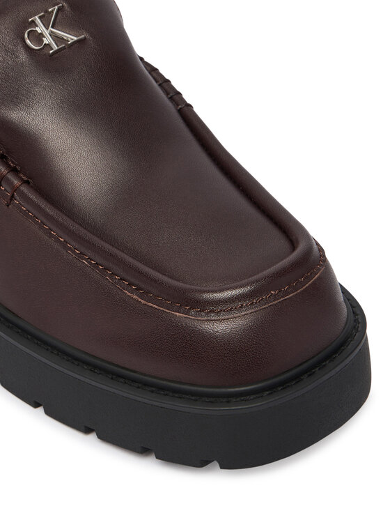 Calvin Klein Loafersy Calvin Klein HW0HW03044 Bordó