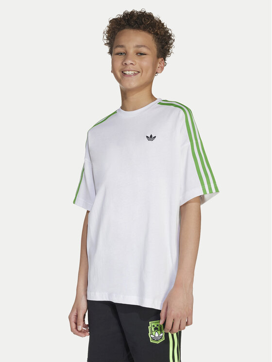 adidas adidas Футболка Minecraft JW7750 Білий Loose Fit