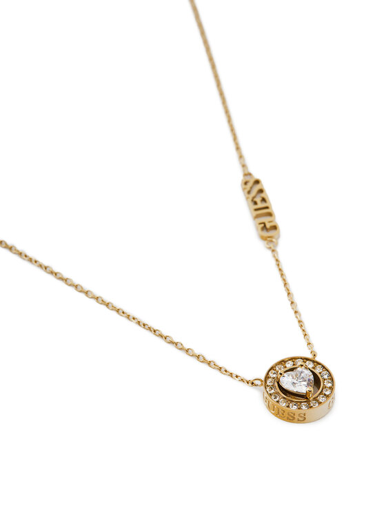 Guess Set náhrdelník a náušnice Guess JUBS04 694JW Zlatá