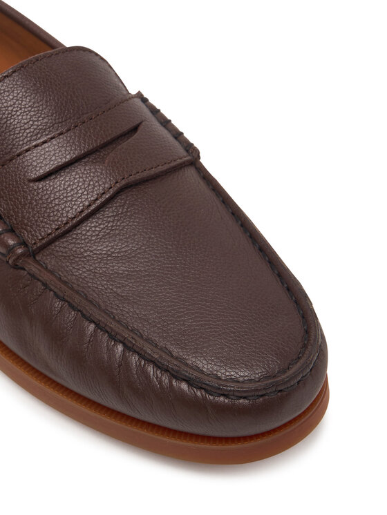 Polo Ralph Lauren Mokasinai Polo Ralph Lauren Merton Penny 803P15850002 Tamsiai ruda