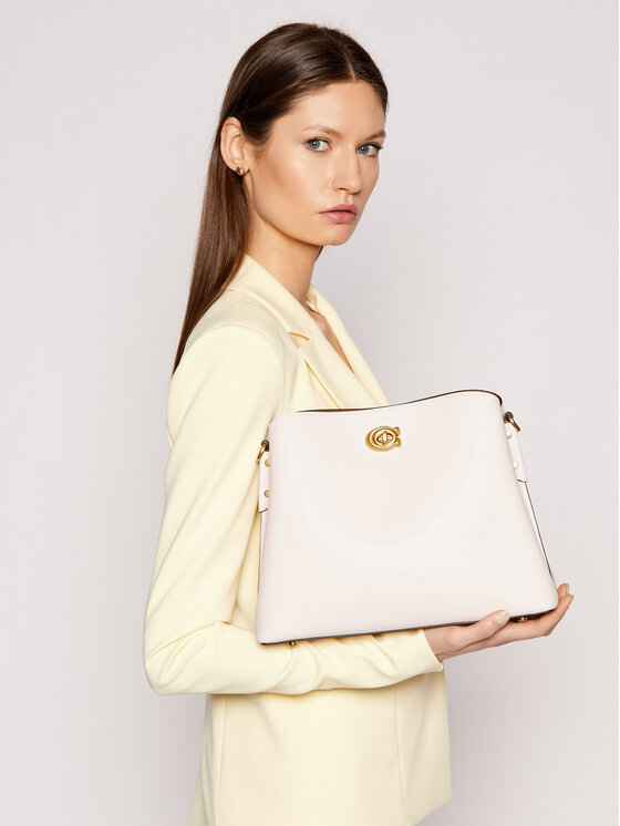 Coach Borsetta Coach Clrblk Willow Sb C2590 B4CAH Bianco