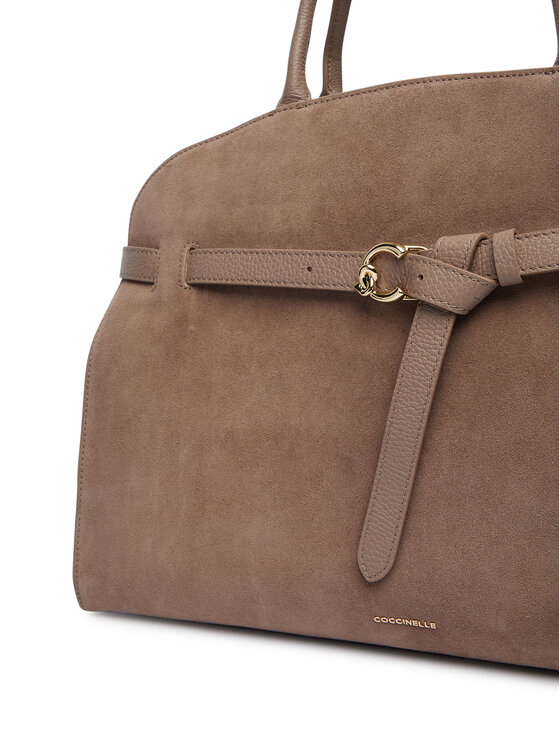 Coccinelle Сумка Coccinelle TLB Coccinellesabine Suede Bi E1 TLB 18 01 01 Темно-бежевий