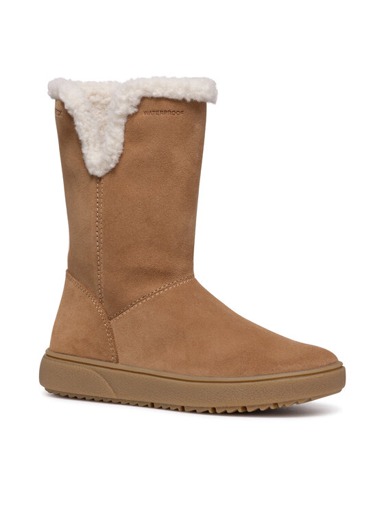 Geox Zimske čizme Geox J Theleven Girl Wpf J46HYA 00022 C6627 S Smeđa