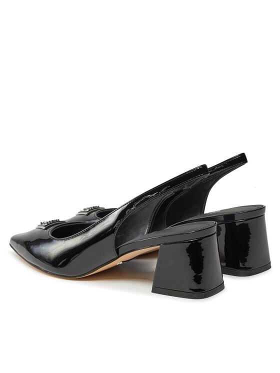 Guess Sandali Guess Zanda FLPZAN PAT05 Črna