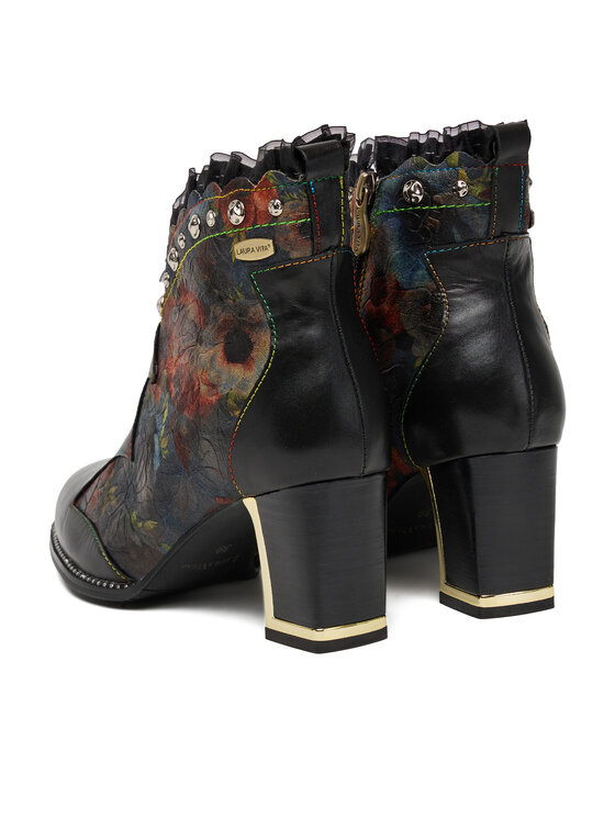 Laura Vita Členková obuv Laura Vita Kacio 02 Čierna