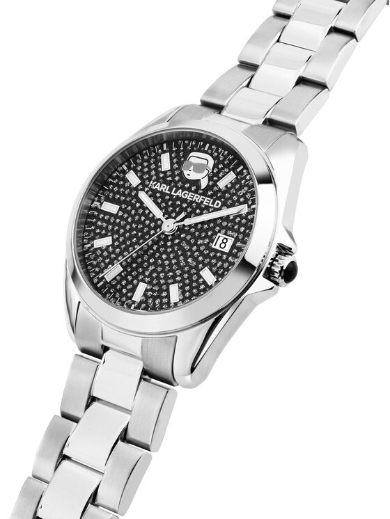 KARL LAGERFELD Hodinky KARL LAGERFELD R0553101515 Stříbrná