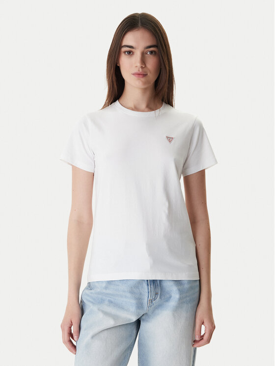 Guess Jeans Guess Jeans Футболка W4YI10 J1314 Білий Regular Fit