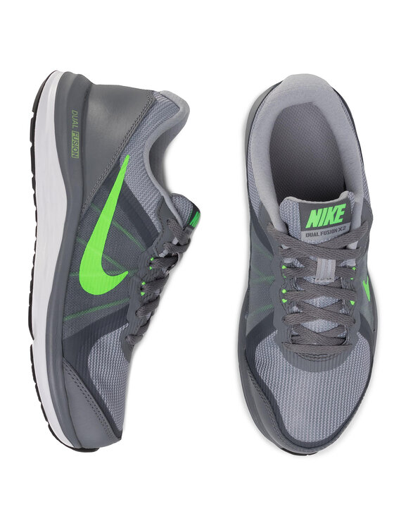 Nike Buty do biegania Nike Dual Fusion X 2 (GS) 820305 003 Szary