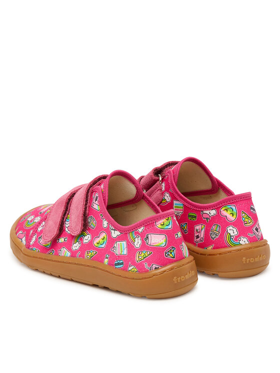 Froddo Тапочки Froddo Barefoot Canvas G1700440-10 D Рожевий