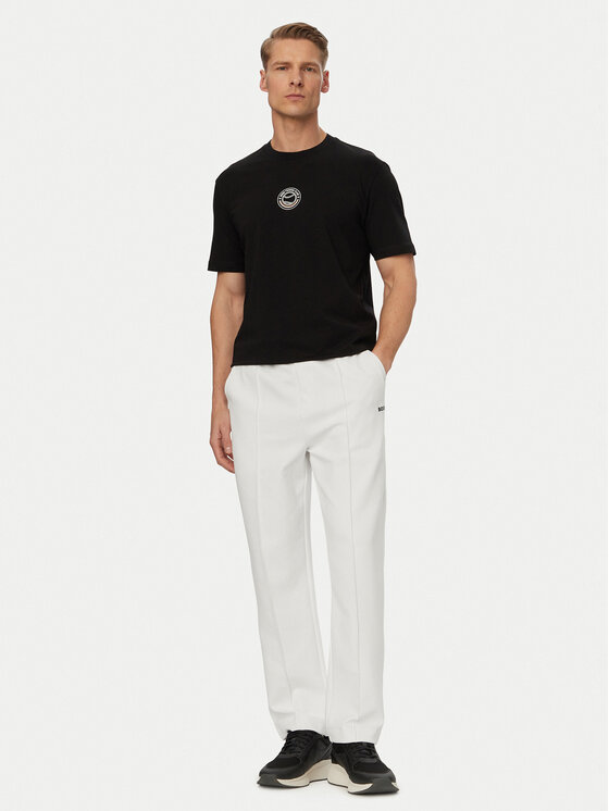 BOSS BOSS Camiseta Open 50560293 Negro Relaxed Fit