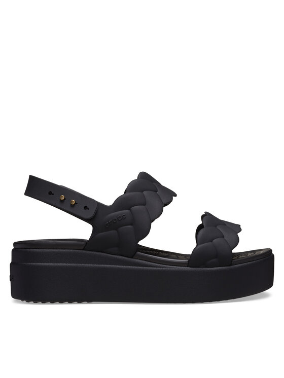 Crocs Босоніжки Crocs Brooklyn Woven Upper LW 209977 Чорний