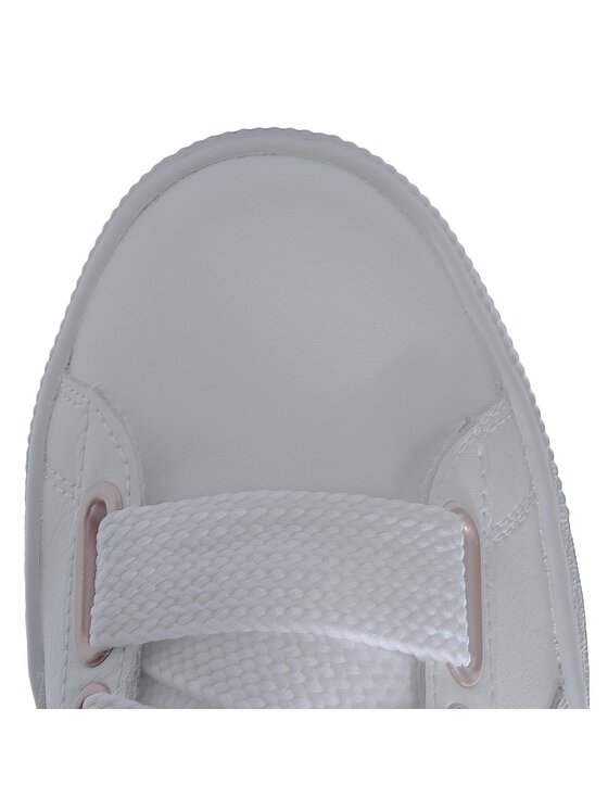 Puma Superge Puma Basket Heart Leather 367817 01 Bela