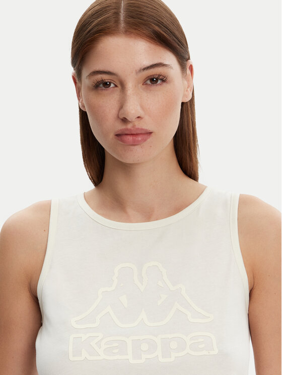 Kappa Kappa Τοπ Logo Gria 382129W Εκρού Regular Fit