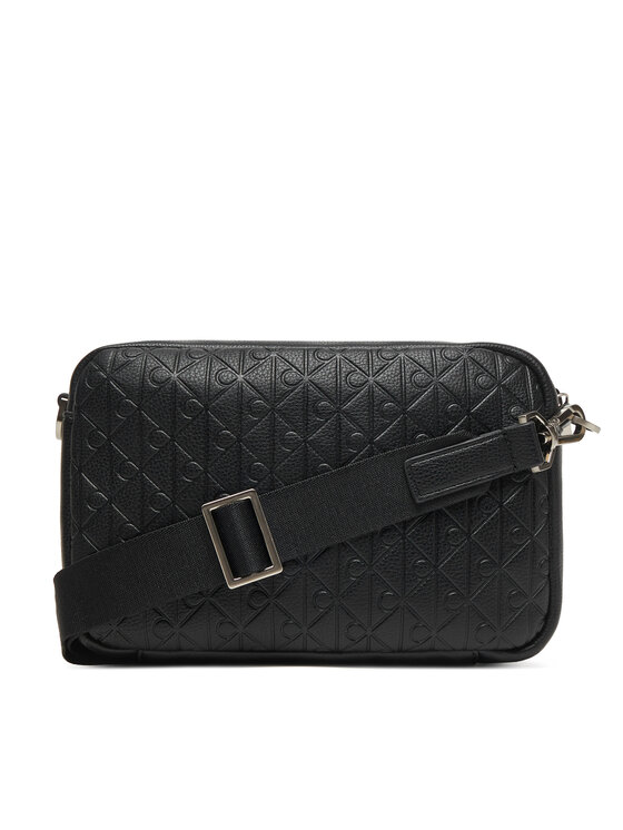 Calvin Klein Borsellino Calvin Klein Emblem Emboss Camera Bag LV04D3203G Nero