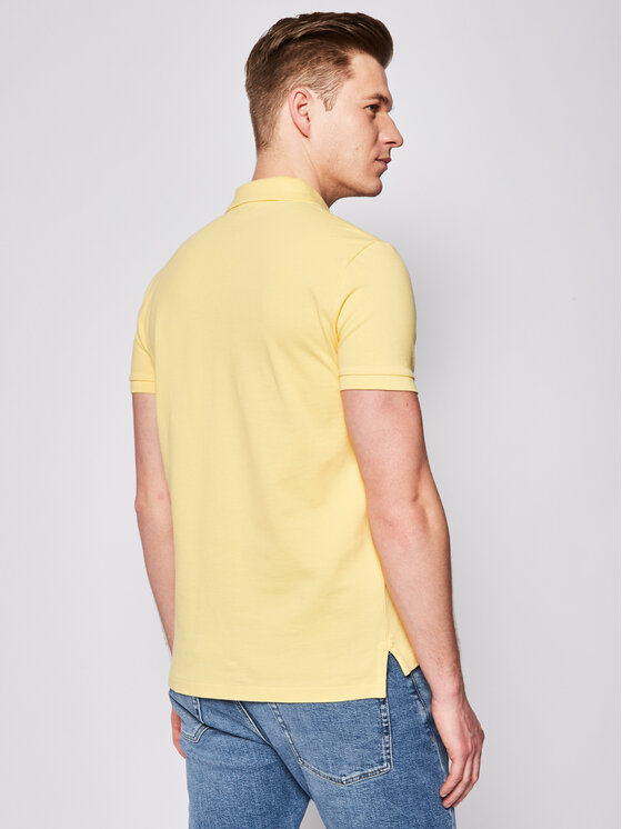Polo Ralph Lauren Polo Ralph Lauren Polo majica Core Replen 710782592 Rumena Custom Slim Fit