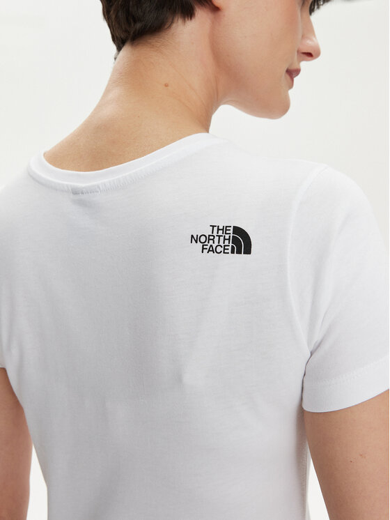 The North Face The North Face Póló Easy NF0A87N6 Fehér Regular Fit