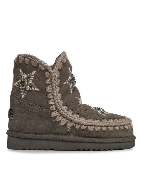 Mou Śniegowce Mou Eskimo Wool FW101077A Brązowy