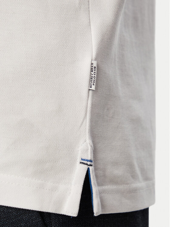 Beverly Hills Polo Club Beverly Hills Polo Club Поло P-SS26M-P2770 Білий Regular Fit