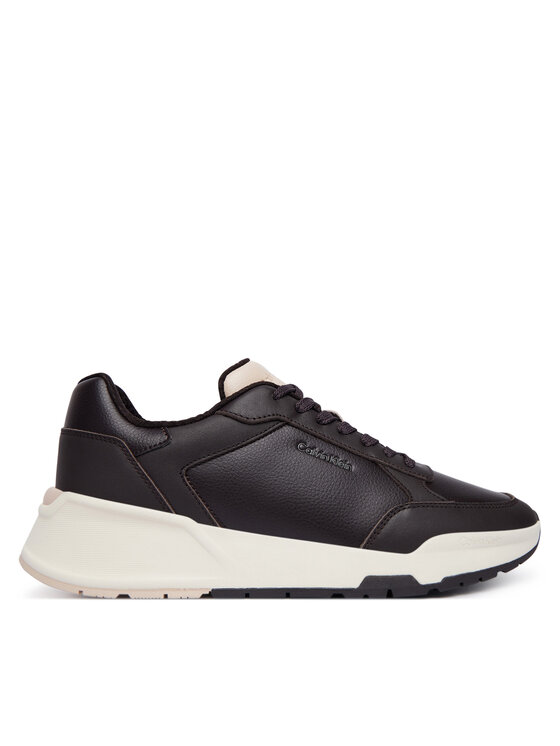 Calvin Klein Sneakersy Calvin Klein City Runner Laceup Lth Mix HM0HM02309 Bordová