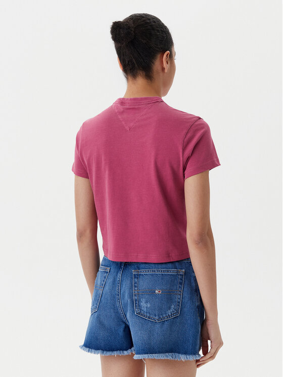 Tommy Jeans Tommy Jeans T-shirt Varsity DW0DW20317 Rosa Regular Fit