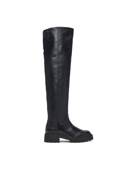 Calvin Klein Overknees Calvin Klein Chunky Otk Boot Nappa HW0HW03184 Schwarz