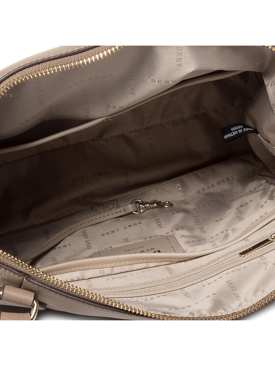 DKNY Kabelka DKNY Tappen Satchel R94DAF90 Béžová