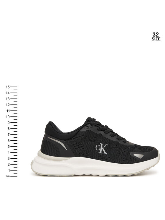 Calvin Klein Sneakersy Calvin Klein Low Cut Lace-Up V3X9-83311-1903 S Czarny