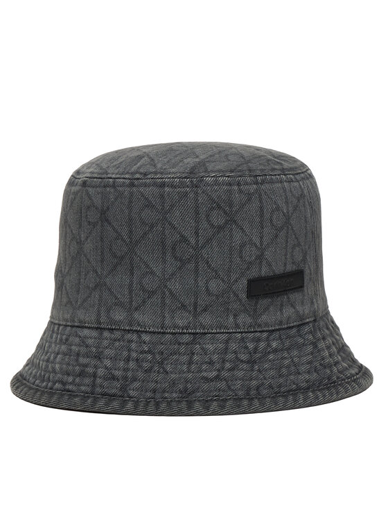 Calvin Klein Platmale Calvin Klein Denim Emblem Burnout Bucket LV04F5043G Pelēks