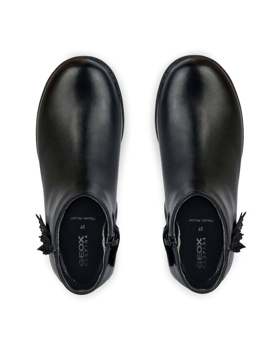 Geox Členková obuv Geox J Shawntel Girl J364EA 00043 C9999 M Čierna