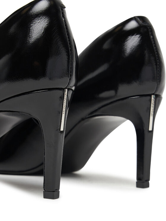 Calvin Klein Lodičky Calvin Klein Ess Stiletto 70 Shiny Lth HW0HW02828 Čierna