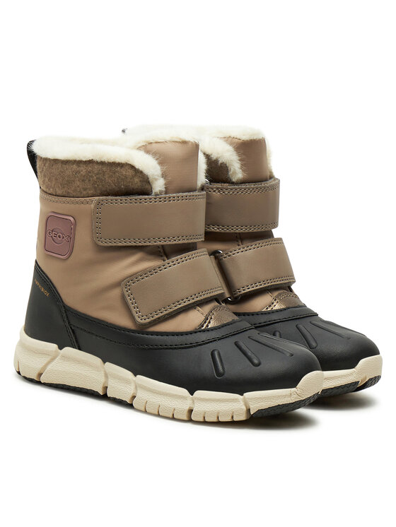 Geox Snehule Geox J Flexyper Girl B Ab J46APC 054FU C0533 M Béžová