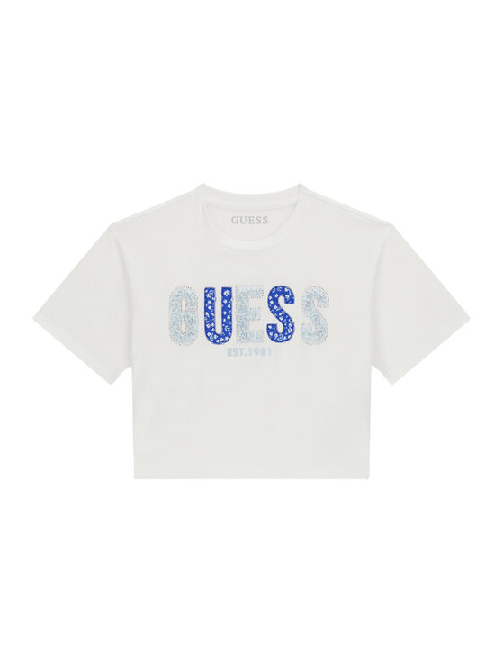 Guess Guess Футболка J6GI07 K6YW4 Білий Relaxed Fit