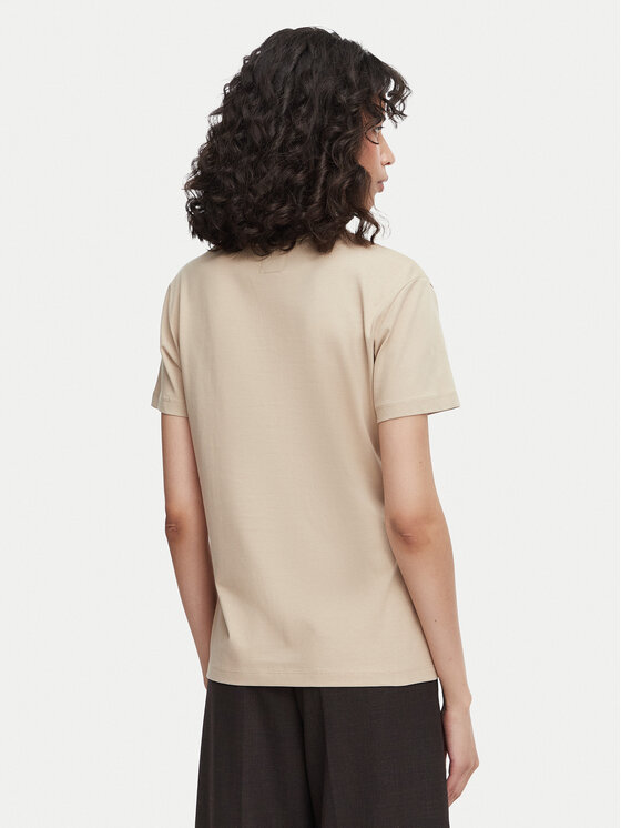 Beverly Hills Polo Club Beverly Hills Polo Club Camiseta P-SS26W-TS516518 Beis Regular Fit