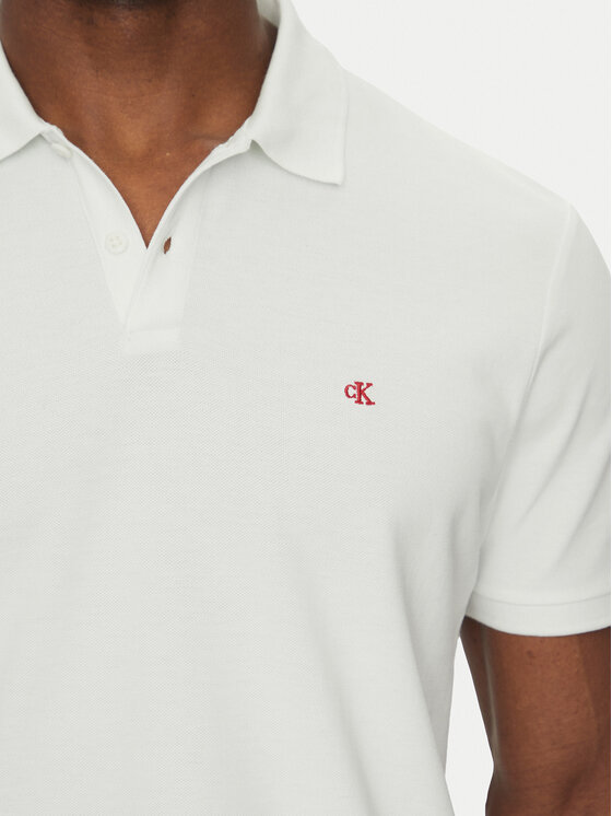 Calvin Klein Jeans Calvin Klein Jeans Polo LV040EM269 Bianco Regular Fit
