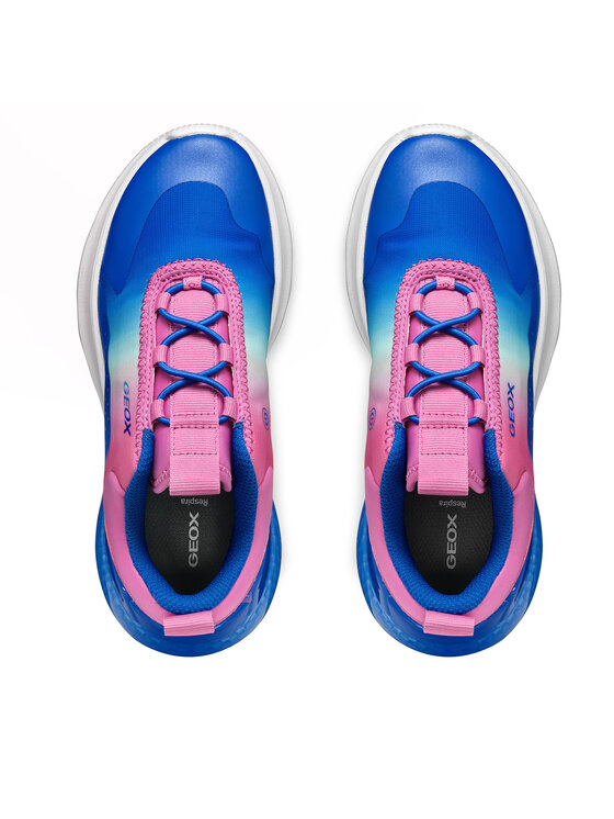 Geox Sneakersy Geox J Activart Illuminus J45LZA 02A9J C8NK4 M Ružová