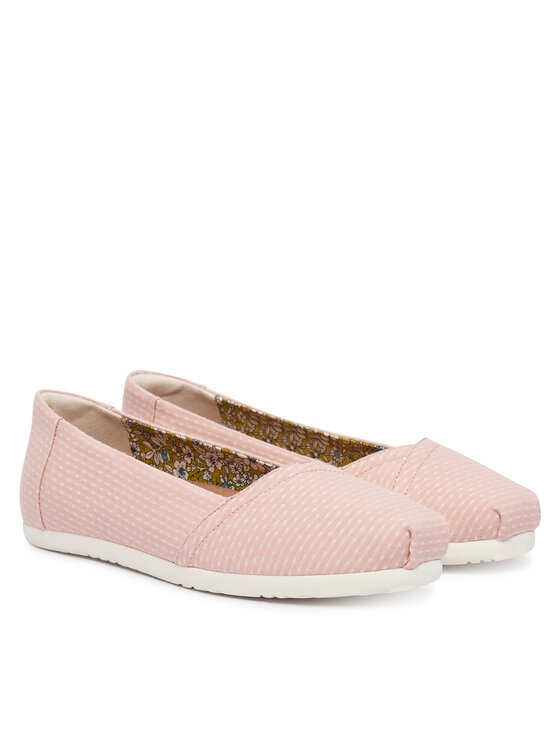 Toms Балетки Toms Alpargata Ballet 10023023 Світло-рожевий