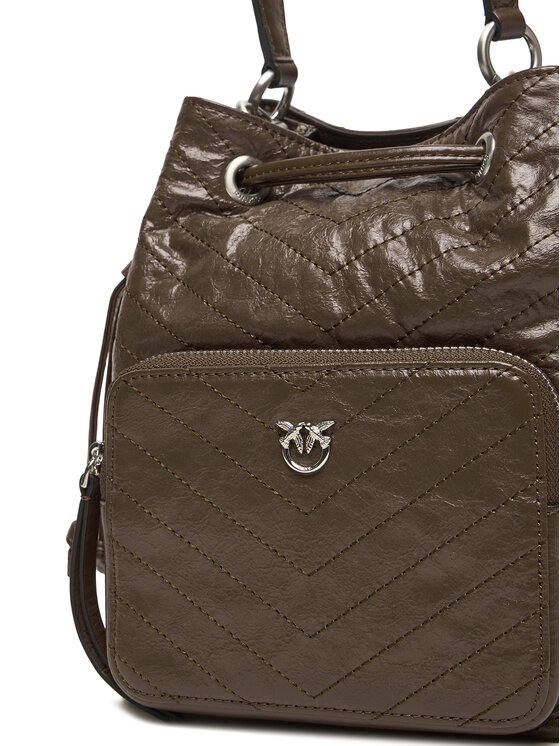 PINKO Сумка PINKO Cargo Bucket Al 25-26 PLTT 105112 A2JC Коричневий