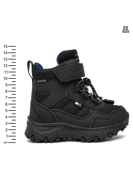 Tommy Hilfiger Stivali da neve Tommy Hilfiger Fur Boot T1X5-33710-1492 M Nero