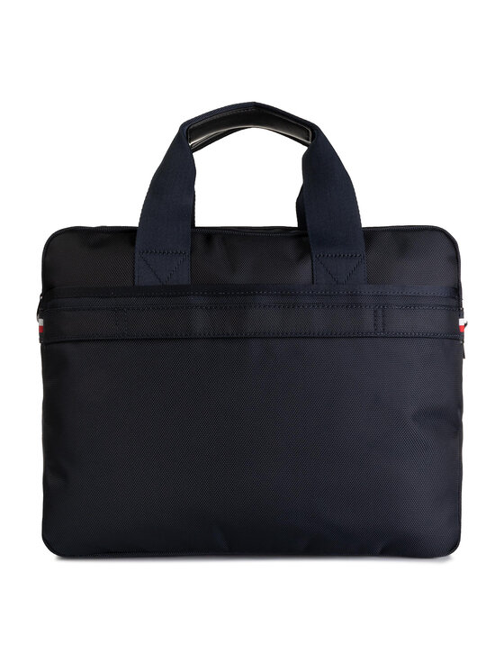 Tommy Hilfiger Τσάντα για laptop Tommy Hilfiger Nylon MIx Slim Computer Bag AM0AM05023 Σκούρο μπλε
